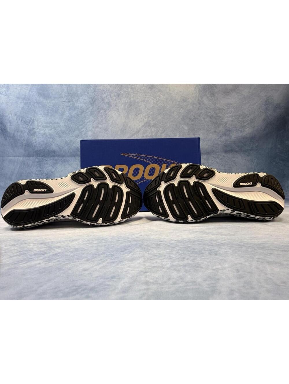 Brooks Revel 9 Black White Gray Leopard Print Low Top Women's Sneakers Size 9 - Picture 10 of 15